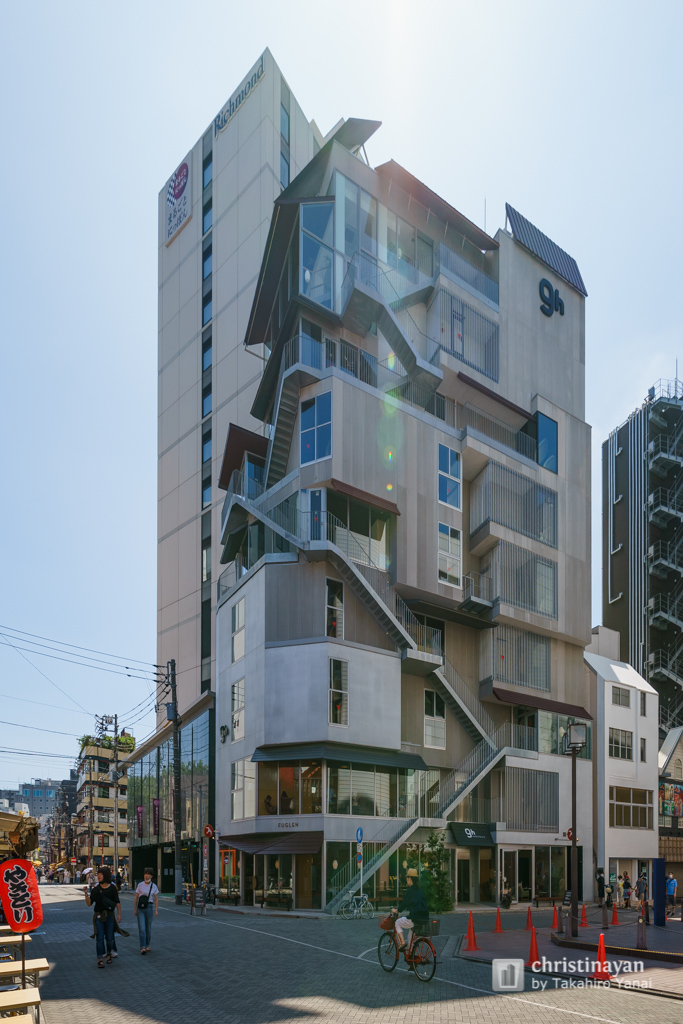 Exterior view of nine hours Asakusa (ナインアワーズ浅草)