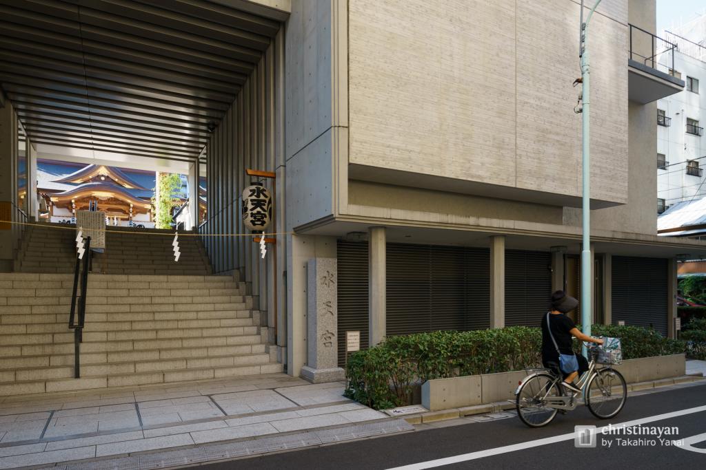 Exterior view of Suitengu Shrine, remaking (水天宮御造替)