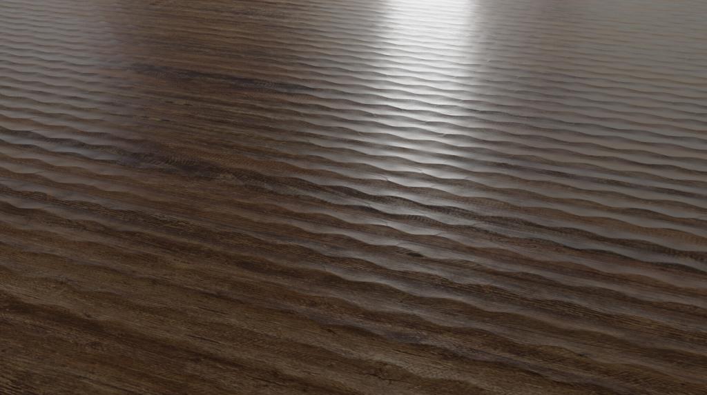 Naguri flooring (なぐり加工の床) - experimental part 5 Tatewaki (たてわき)