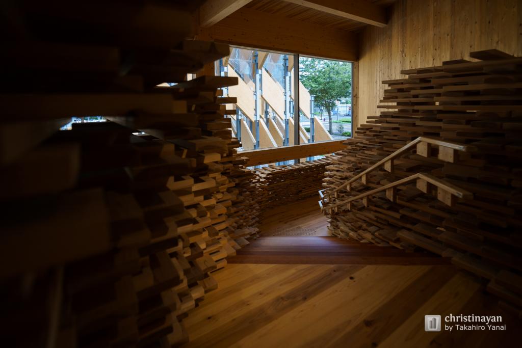 The facade of CLT Park Harumi, Pavilion (CLTパーク晴海　屋内展示棟)
