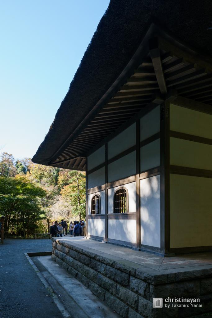 Garden of Meigetsu-in, Kaizando (福源山 明月院 開山堂)