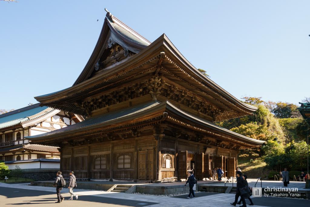 Exterior view of Kenchoji Temple, Hatto (建長寺　法堂)