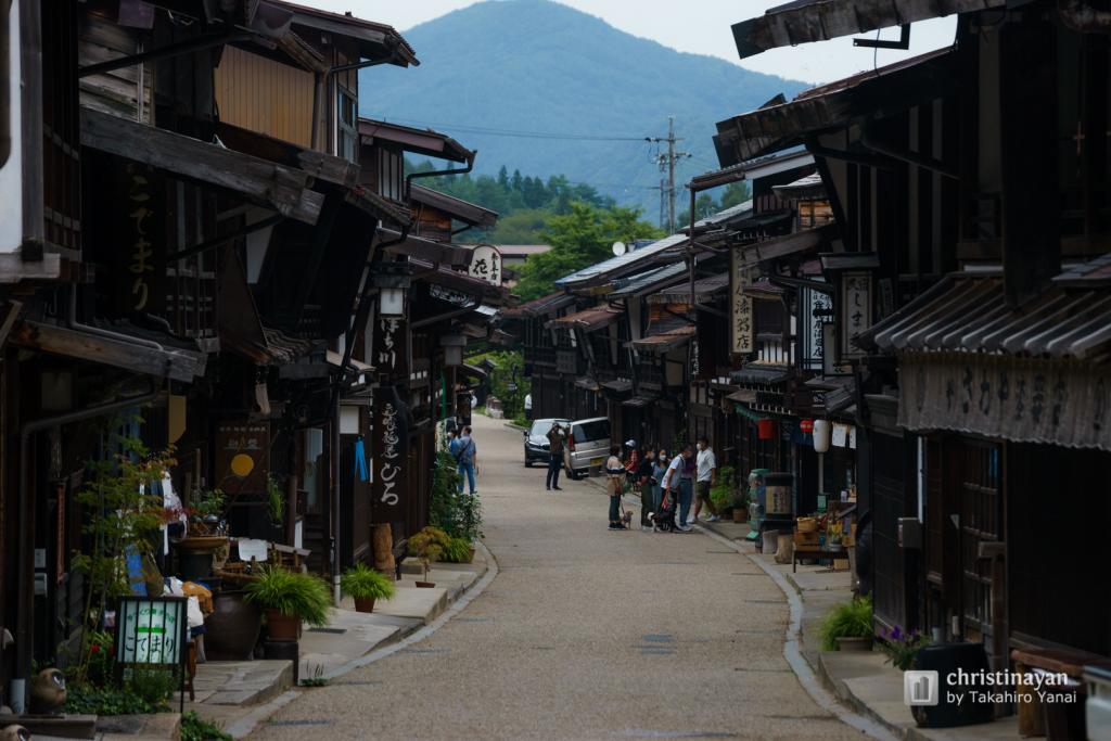 Landscape view of Naraijuku (奈良井宿)