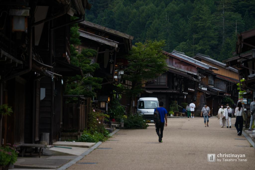 Landscape view of Naraijuku (奈良井宿)