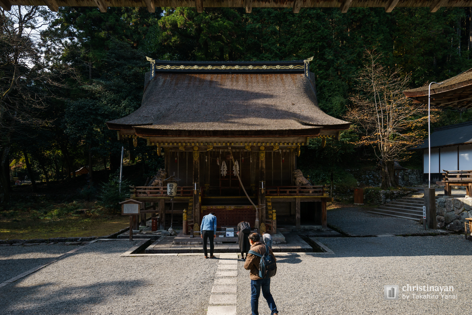 Exterior view of Hiyoshitaisha Shrine, Jugegu (日吉大社 樹下宮)