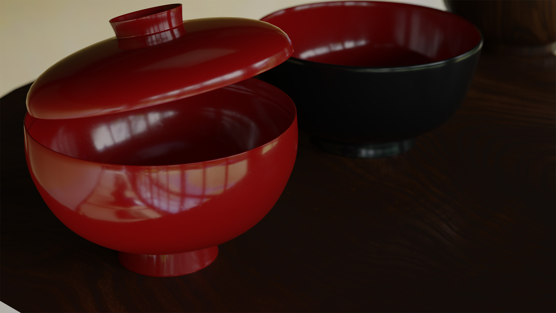 Lacquerware, Owan Bowl (漆器。お椀)