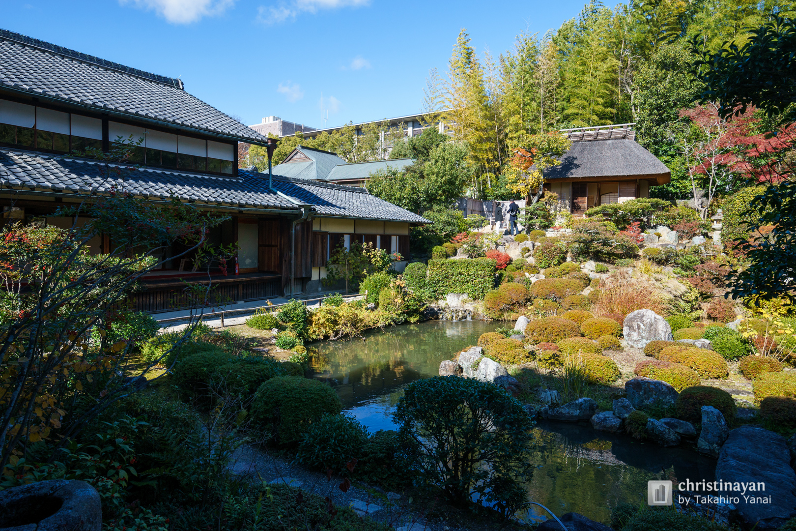 Exterior view of Tohjiin Temple (等持院)
