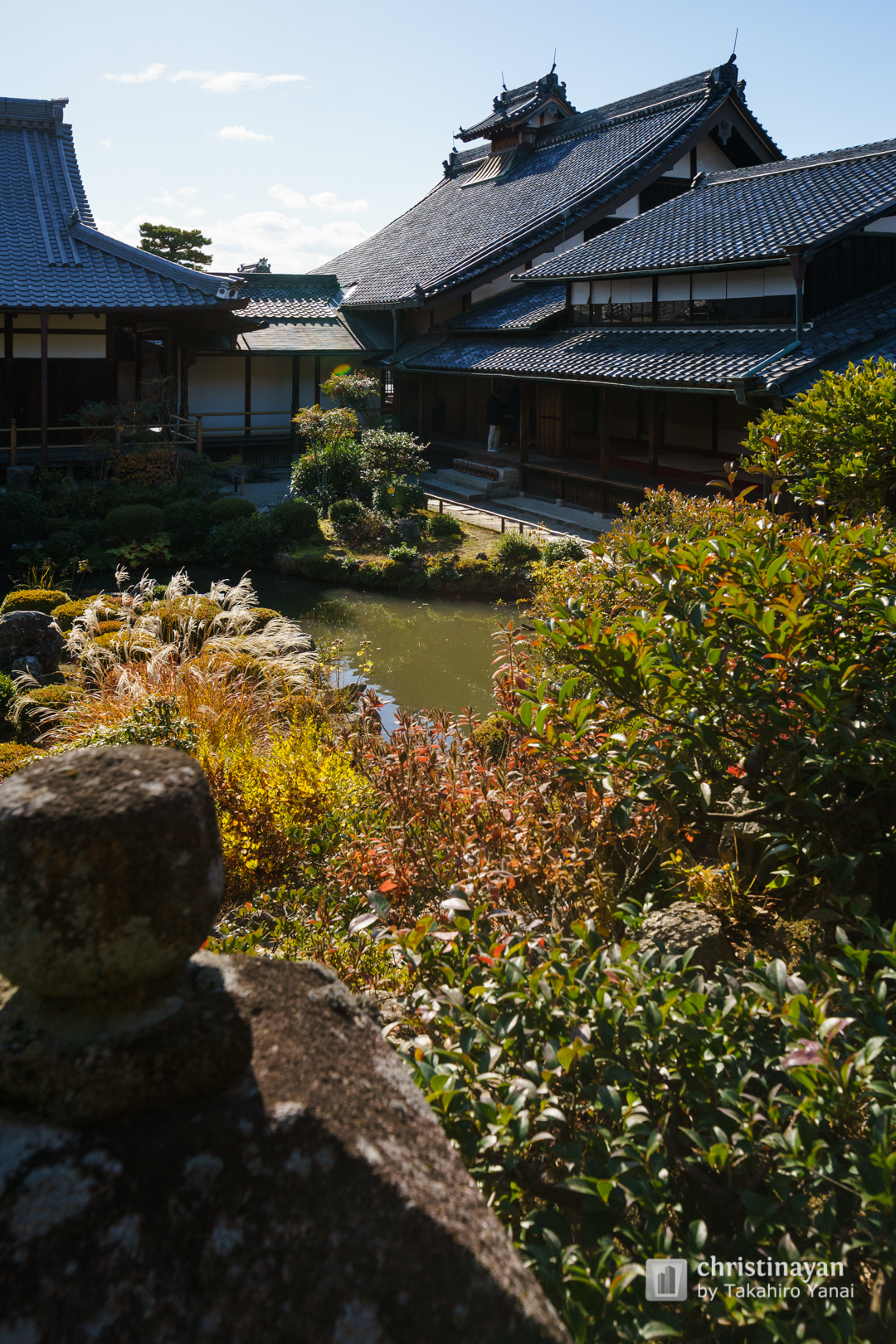 Exterior view of Tohjiin Temple (等持院)