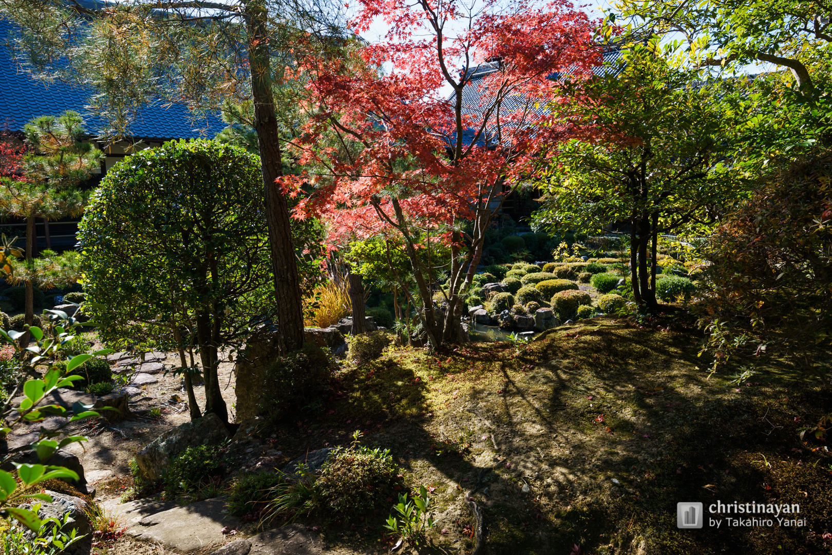Exterior view of Tohjiin Temple (等持院)