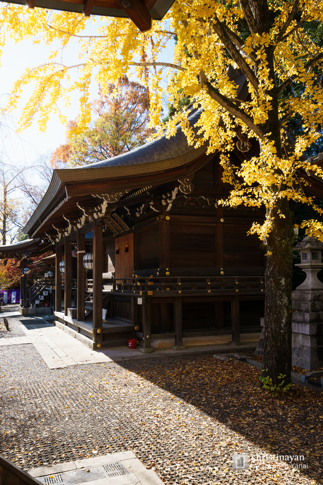 Exterior view of Kitano-Tenmangu Shrine (北野天満宮)