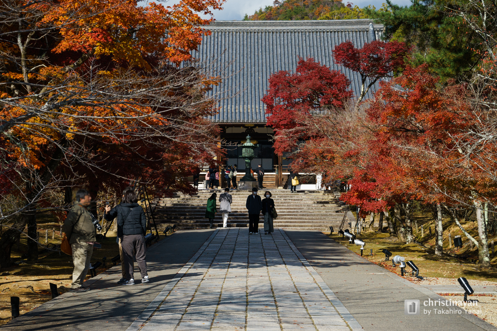 Exterior view of Ninnaji Temple, Kondo (仁和寺　金堂)