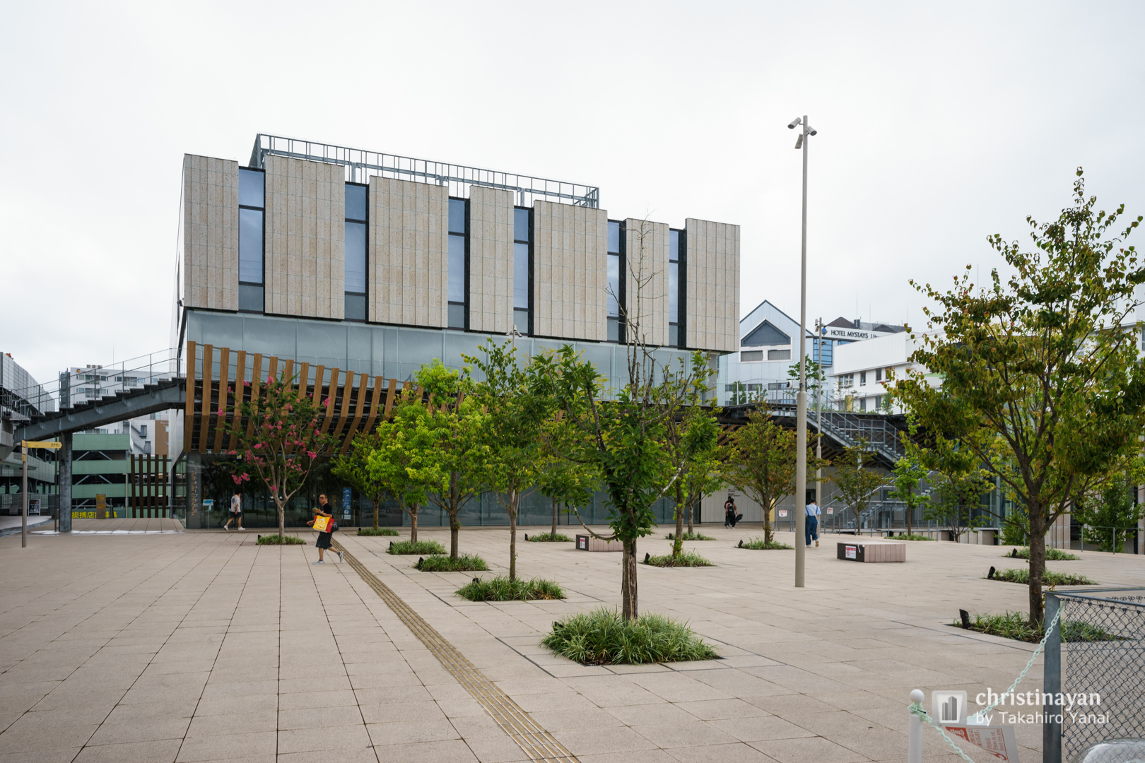 Exterior view of Light Cube Utsunomiya (ライトキューブ宇都宮)