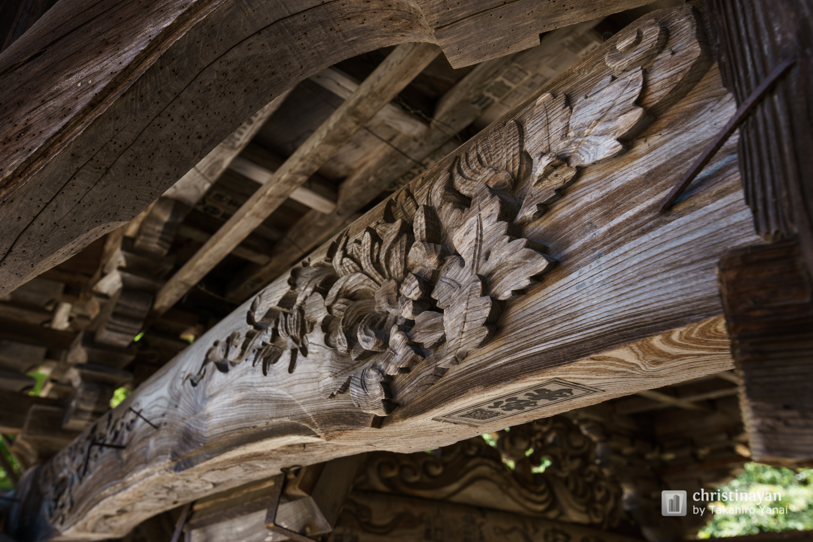 Indoor view of Aizu Sazaedo (会津さざえ堂)