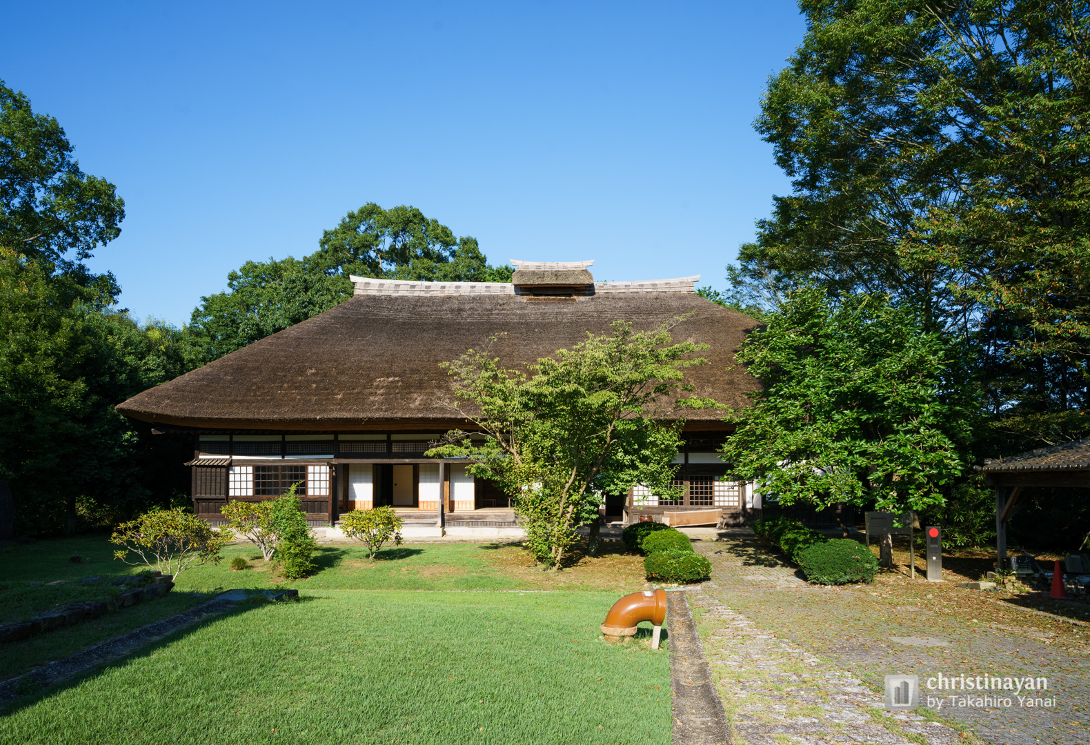 The facade of Shoji Hamada s House (旧濱田庄司邸)