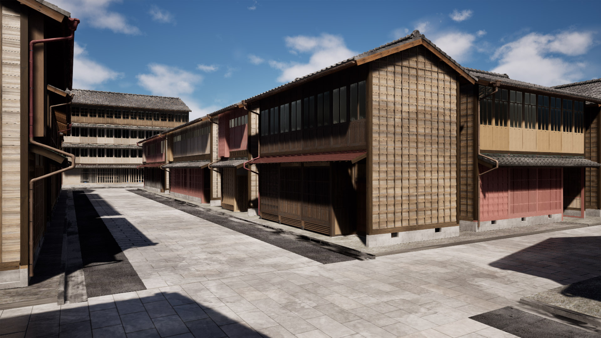 Procedural Machiya Townhouse (プロシージャル町家通り)