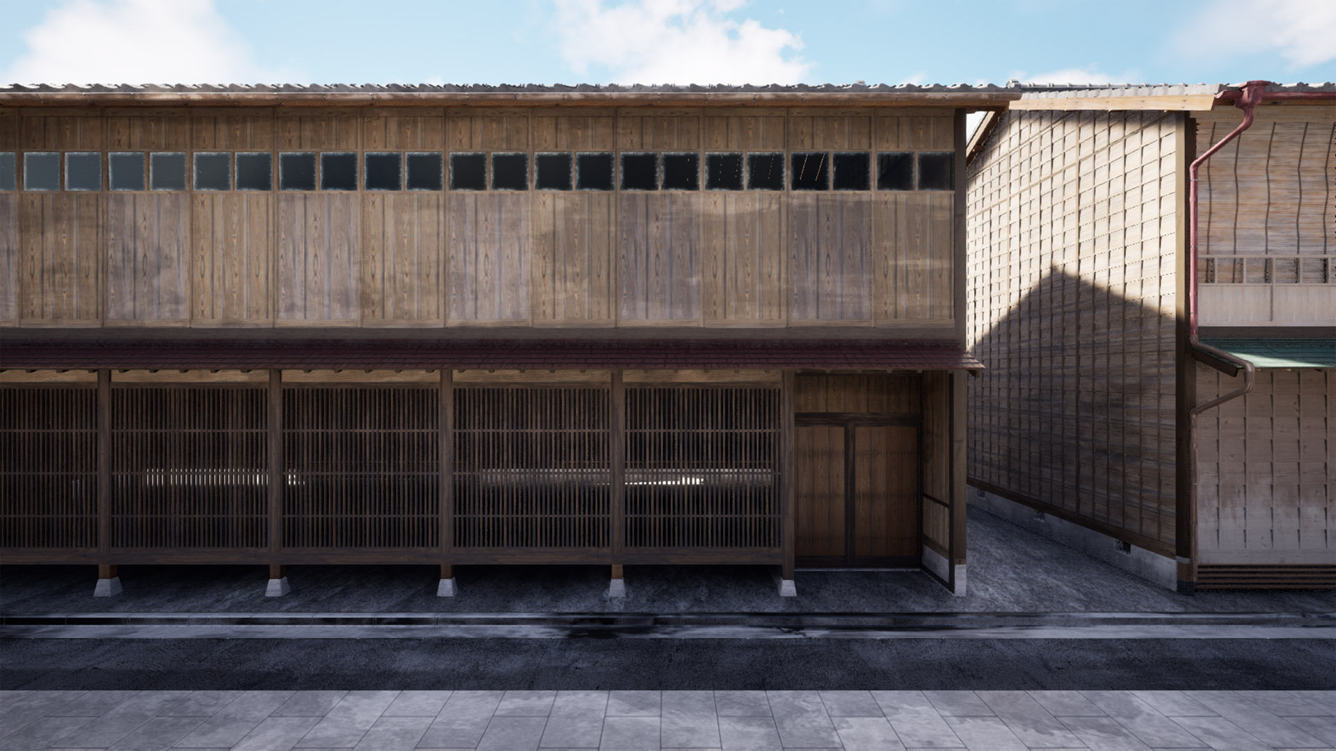 Procedural Machiya Townhouse (プロシージャル町家通り)