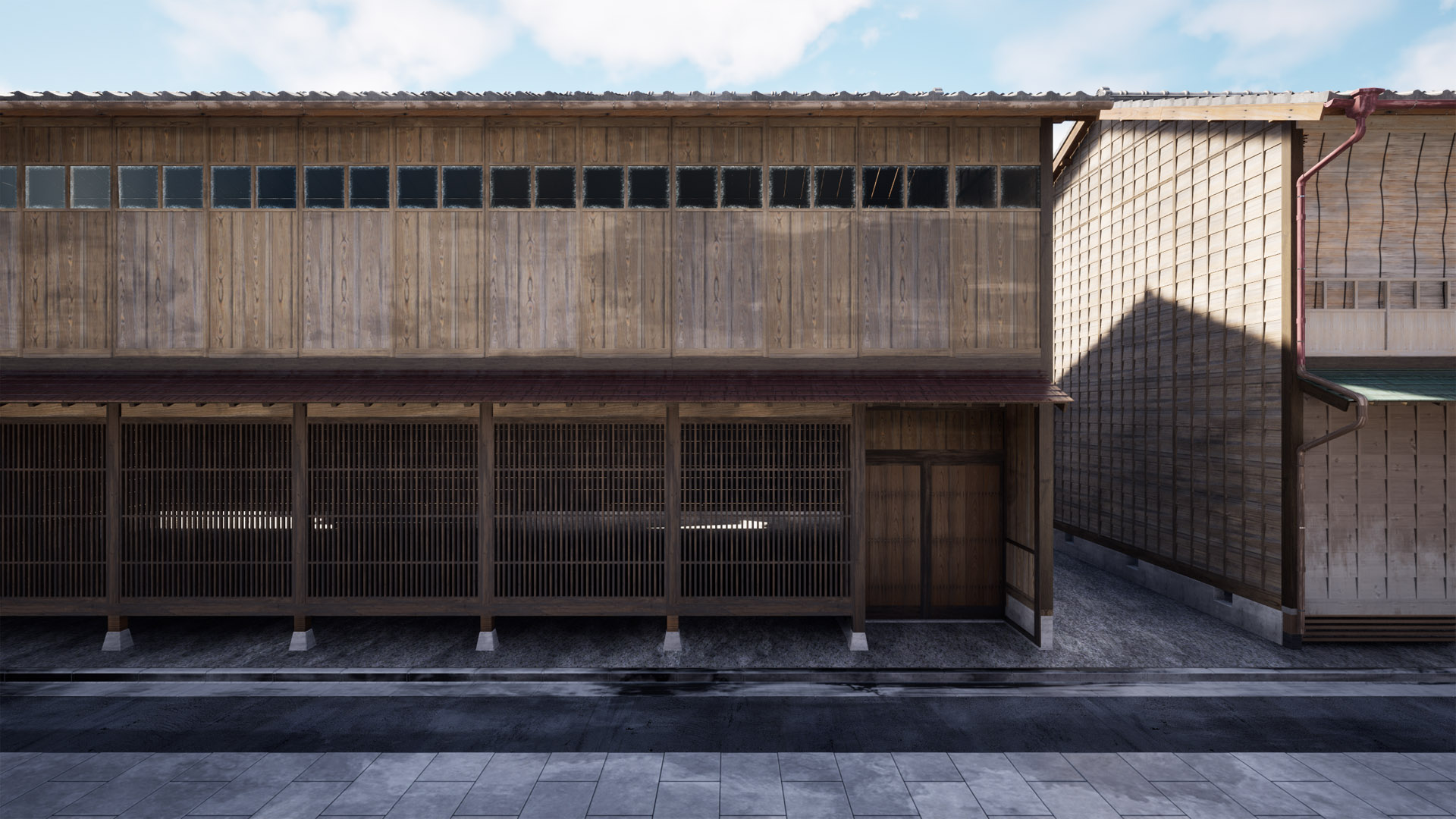 Procedural Machiya Townhouse (プロシージャル町家通り)