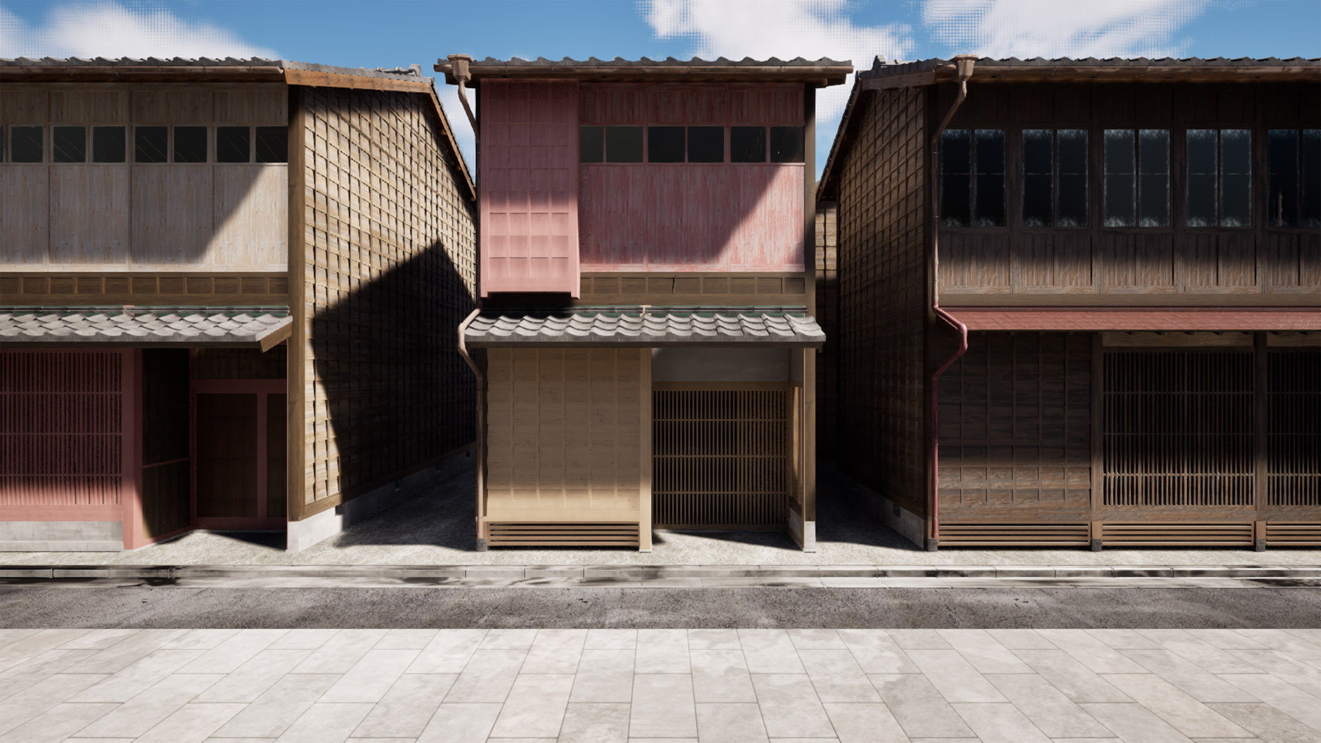 Procedural Machiya Townhouse (プロシージャル町家通り)