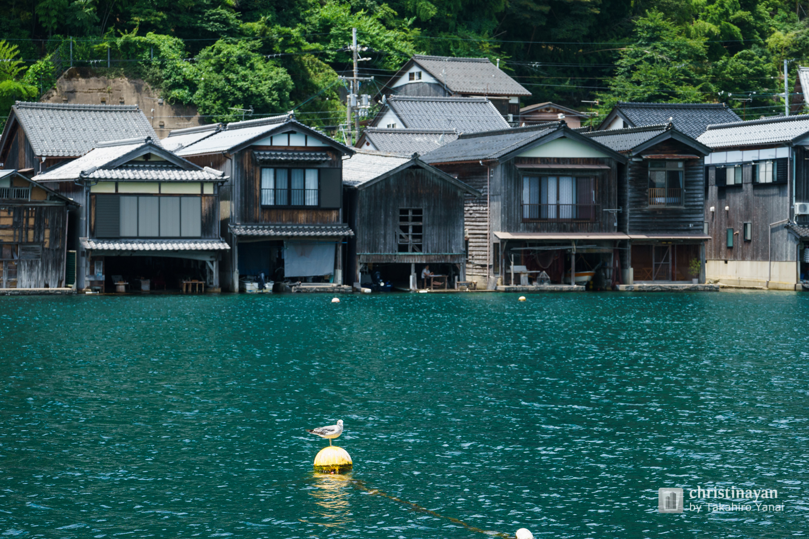 Exterior view of Ine no Funaya (伊根の舟屋)