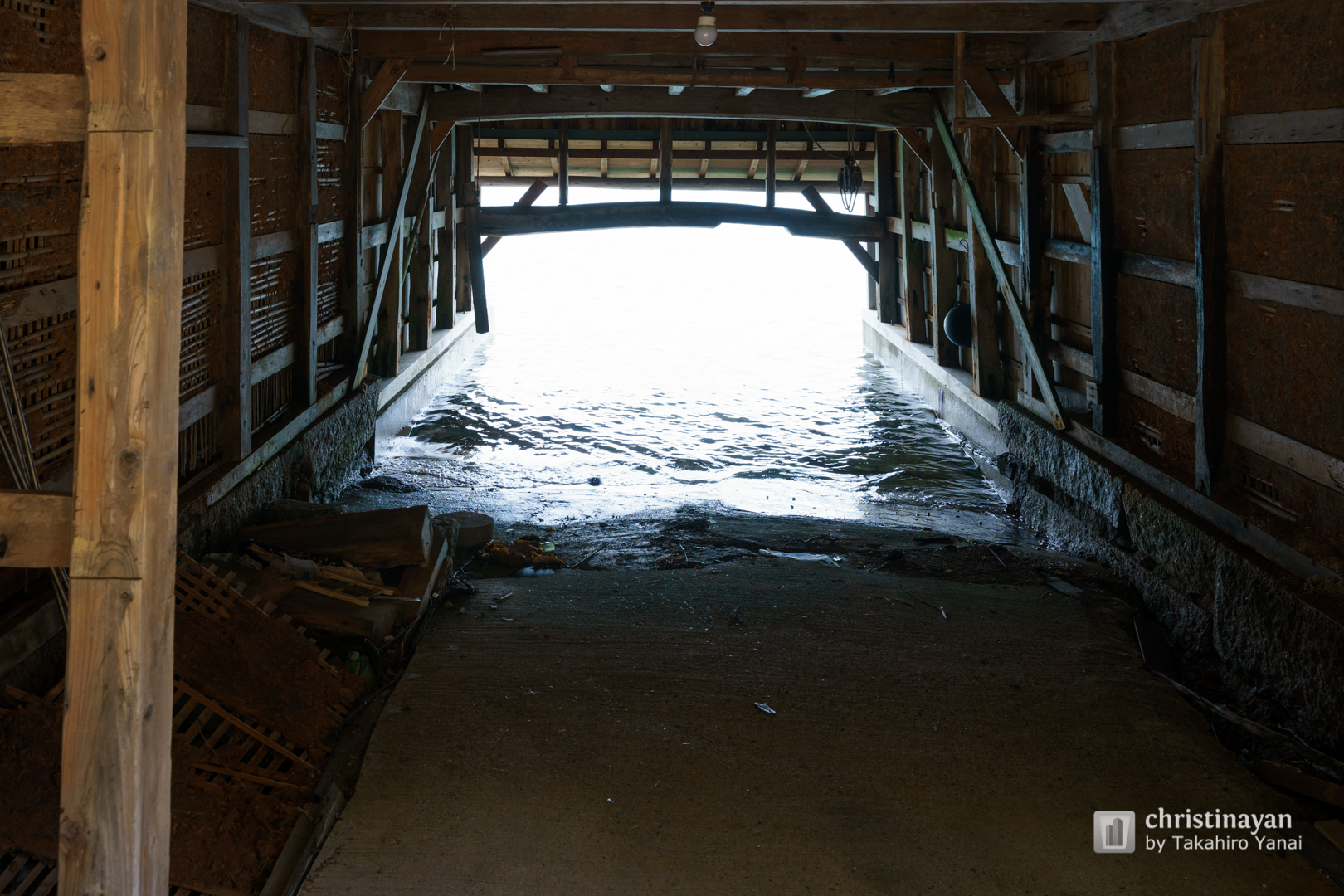 Exterior view of Ine no Funaya (伊根の舟屋)