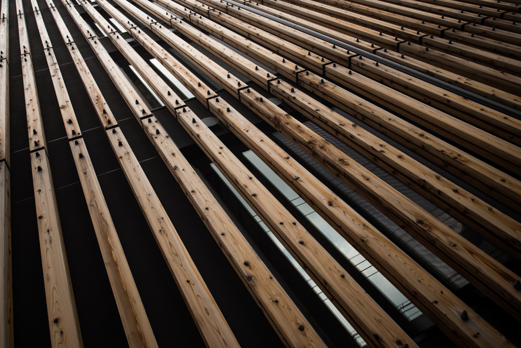 Facade material of JST Mfg Head Office Building (日本圧着端子製造本社ビル)