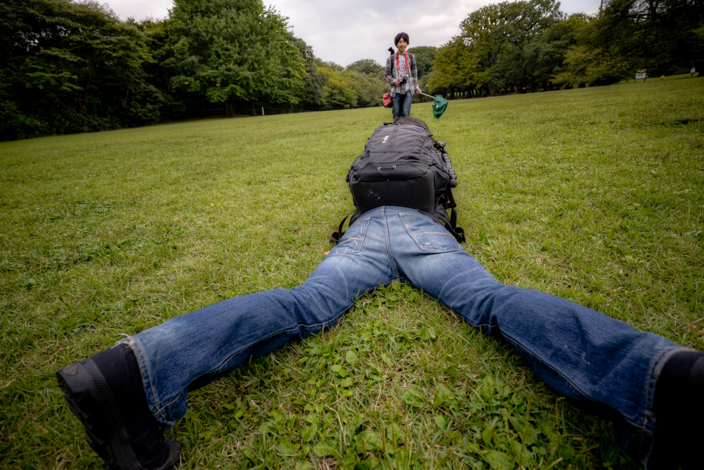 Ground shot (地面すれすれ)