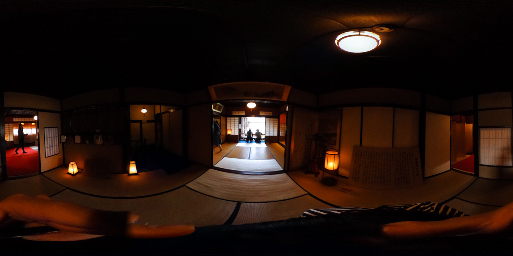 Japanese room on 2nd floor in Shima in equirectangular (志摩)