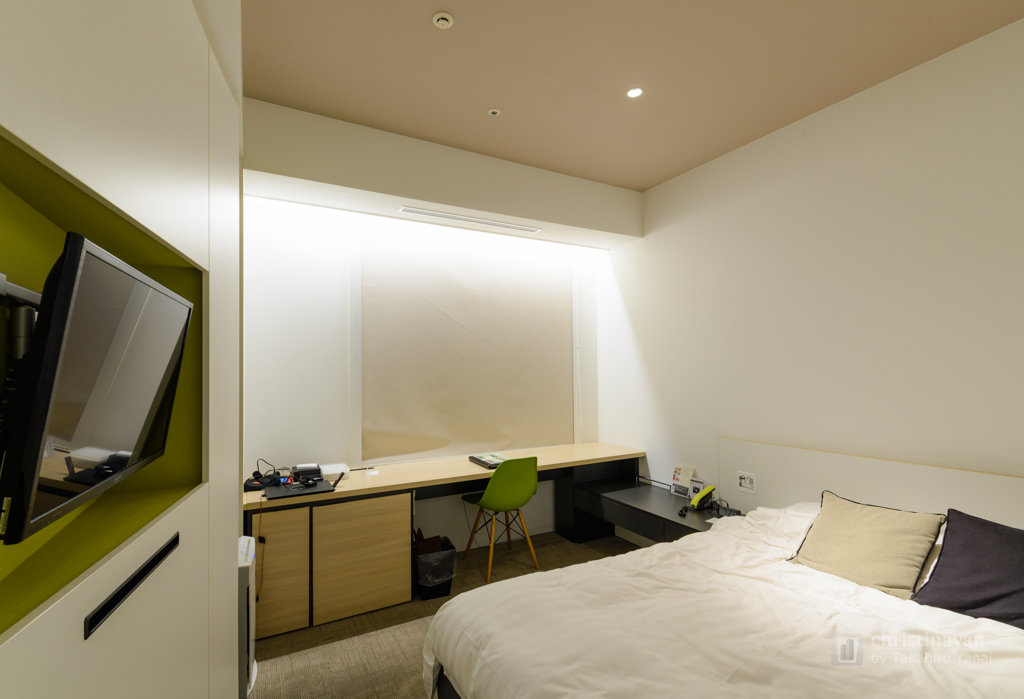 Single room of Hotel Leopalace Sendai (ホテルレオパレス仙台)