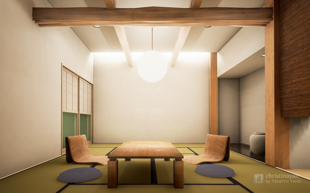 Under construction, Pure Japanese Room (純和室っぽい部屋2)