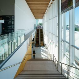 Indoor view of Mt.Fuji Shizuoka Airport (富士山静岡空港)