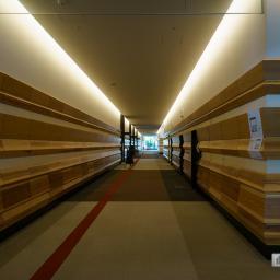 Indoor view of Nara Prefectural Convention Center (奈良県コンベンションセンター)