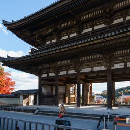 Exterior view of Ninnaji Temple, Niohmon (仁和寺　二王門)