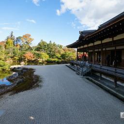 Exterior view of Ninnaji Temple, Shinden (仁和寺　宸殿)
