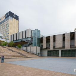 Exterior view of Light Cube Utsunomiya (ライトキューブ宇都宮)