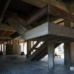 Indoor view of Kagawa Prefectural Government Office, East Building (香川県庁舎　東館)