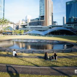 Exterior view of Grand Green Osaka, Large Roof (グラングリーン大阪　大屋根)