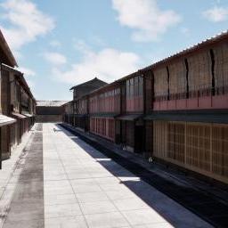 Procedural Machiya Townhouse (プロシージャル町家通り)