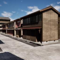 Procedural Machiya Townhouse (プロシージャル町家通り)