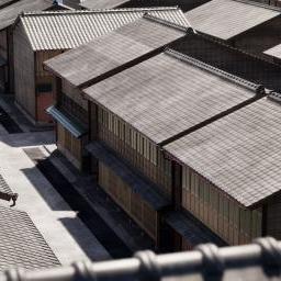 Procedural Machiya Townhouse (プロシージャル町家通り)