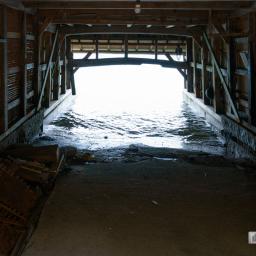 Exterior view of Ine no Funaya (伊根の舟屋)