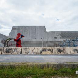 Exterior view of Okinawa Prefectural Museum and Art Museum (沖縄県立博物館・美術館「おきみゅー」)