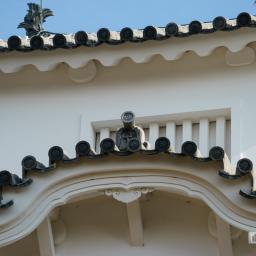 Exterior view of Himejijo Castle (姫路城)