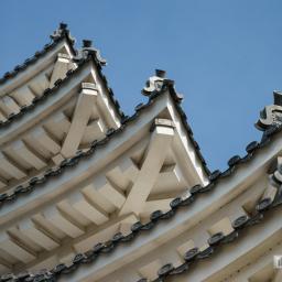 Exterior view of Himejijo Castle (姫路城)