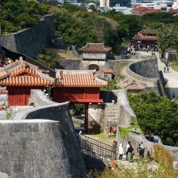 Exterior view of Shurijo Castle (首里城)