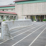 Entrance of Setagaya Art Museum (世田谷美術館)