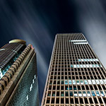 Midnight towers (夜の中之島)